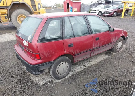 1994 Geo Metro from USA, damaged, VIN 2C1MR6461R6710065